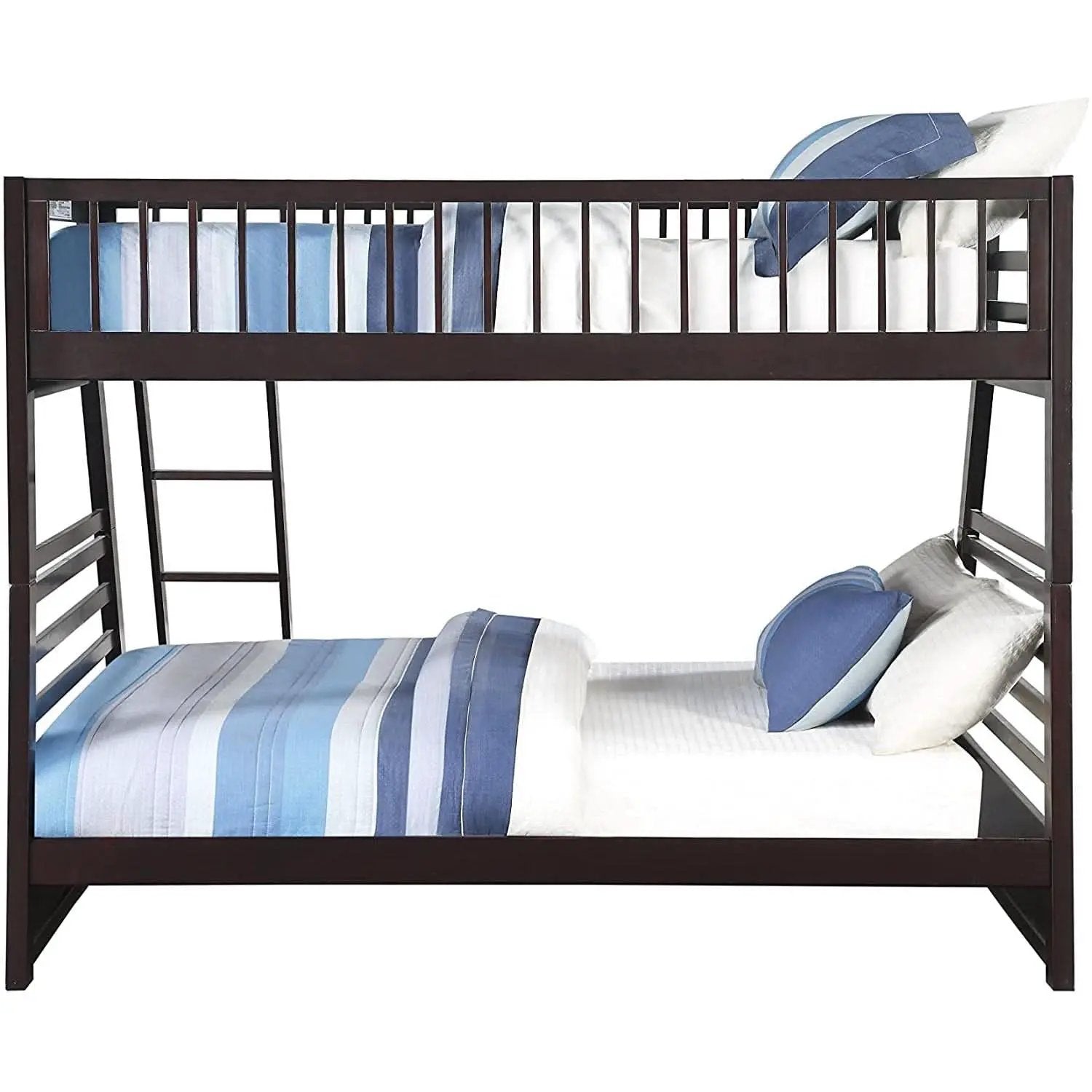 XL Twin Over Queen Bunk Bed With Drawers Espresso Finish from PriceLows™