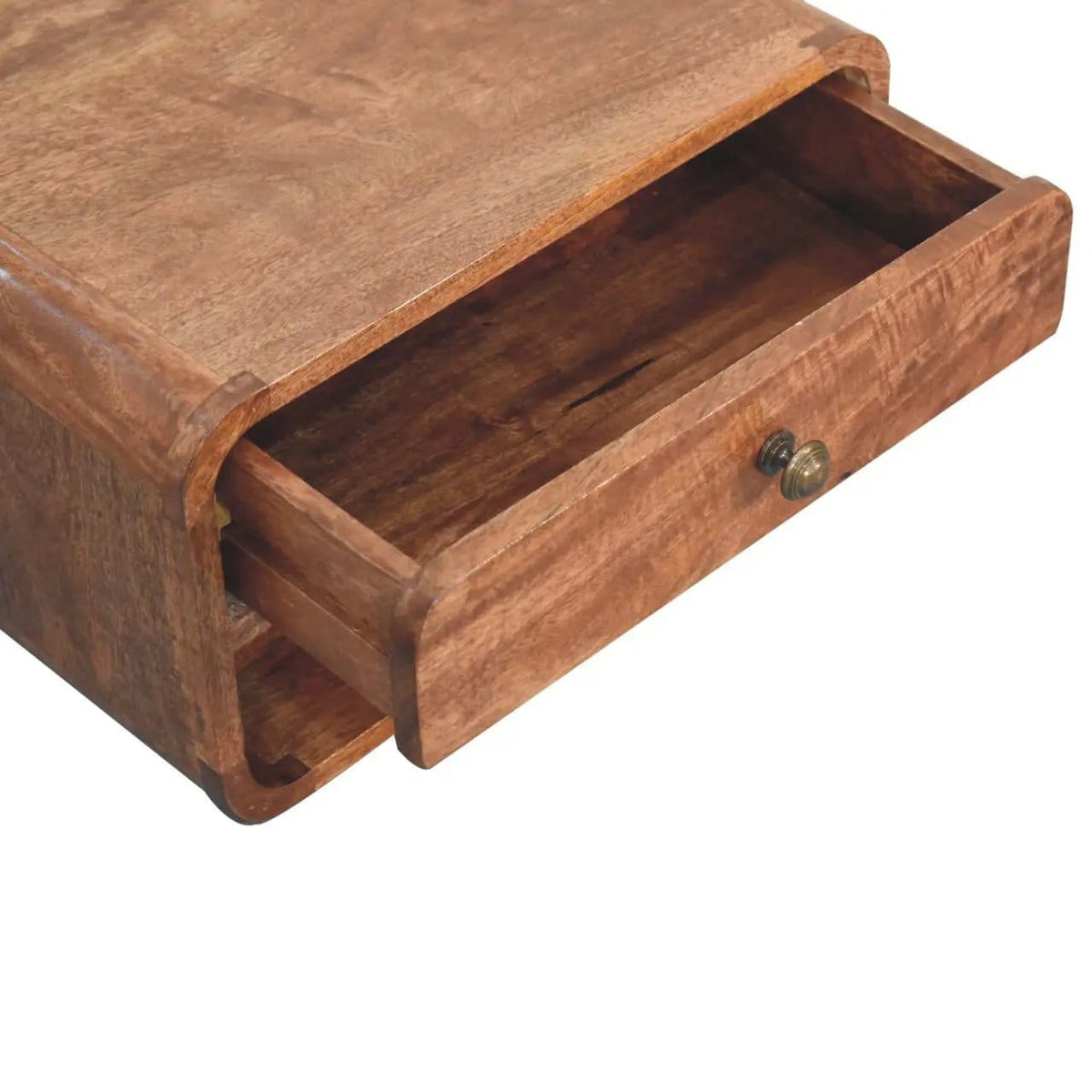 Curve Upper Slot Floating Nightstand | 6 Pieces | Bedroom Furniture | Bedroom