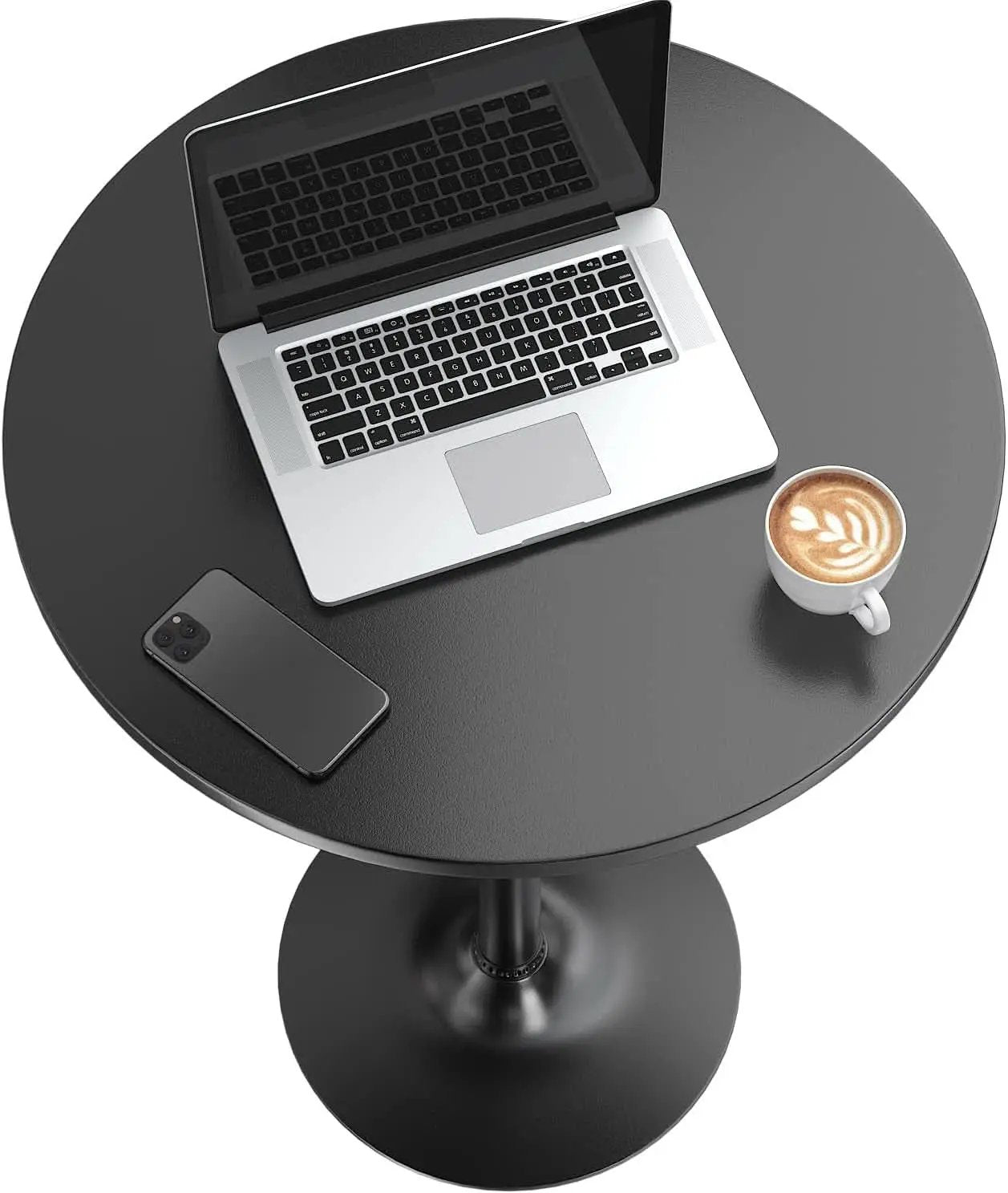 Obsidian Bar Height Pub Table With Industrial Strength from PriceLows™