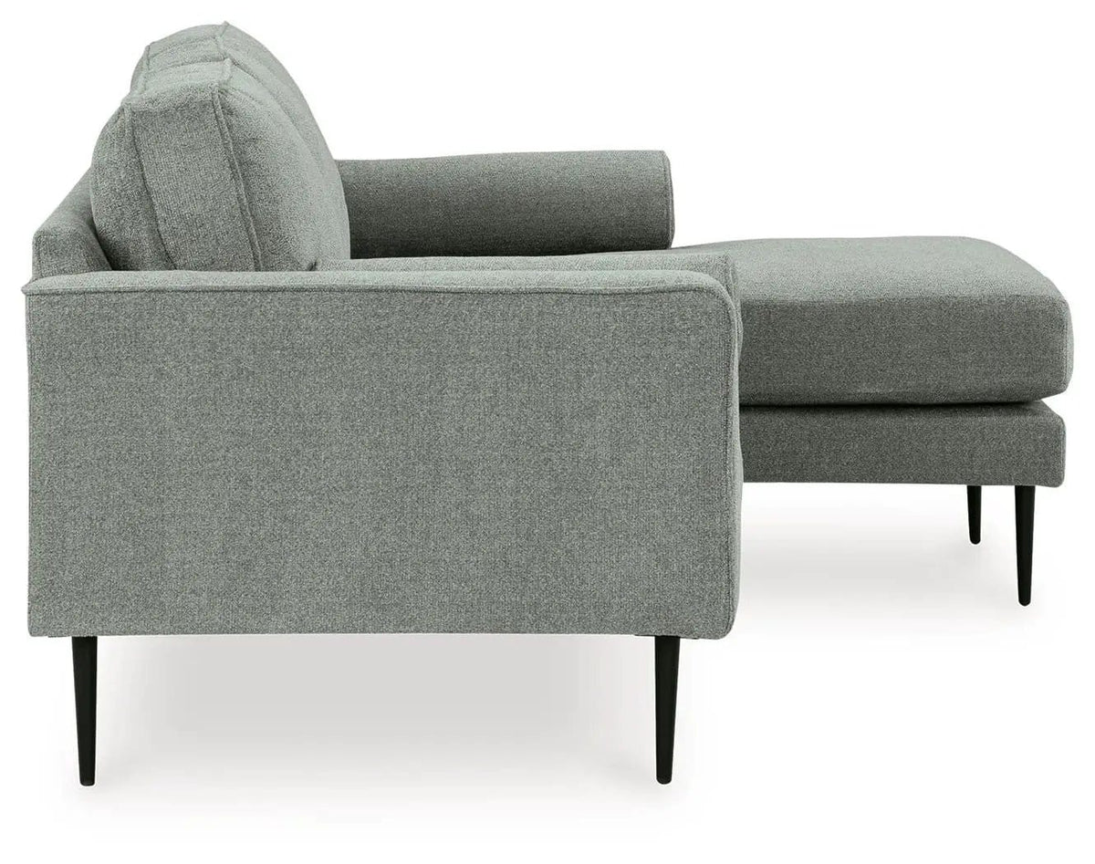 Hazela Sofa Chaise | 85 x 58 x 36 in | Metal | Charcoal