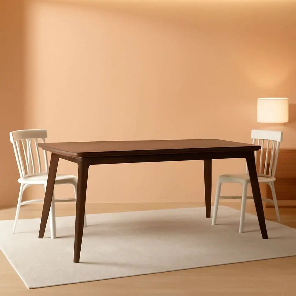Brayson Walnut Rectangular Dining Table 67 Inch Wide from PriceLows™
