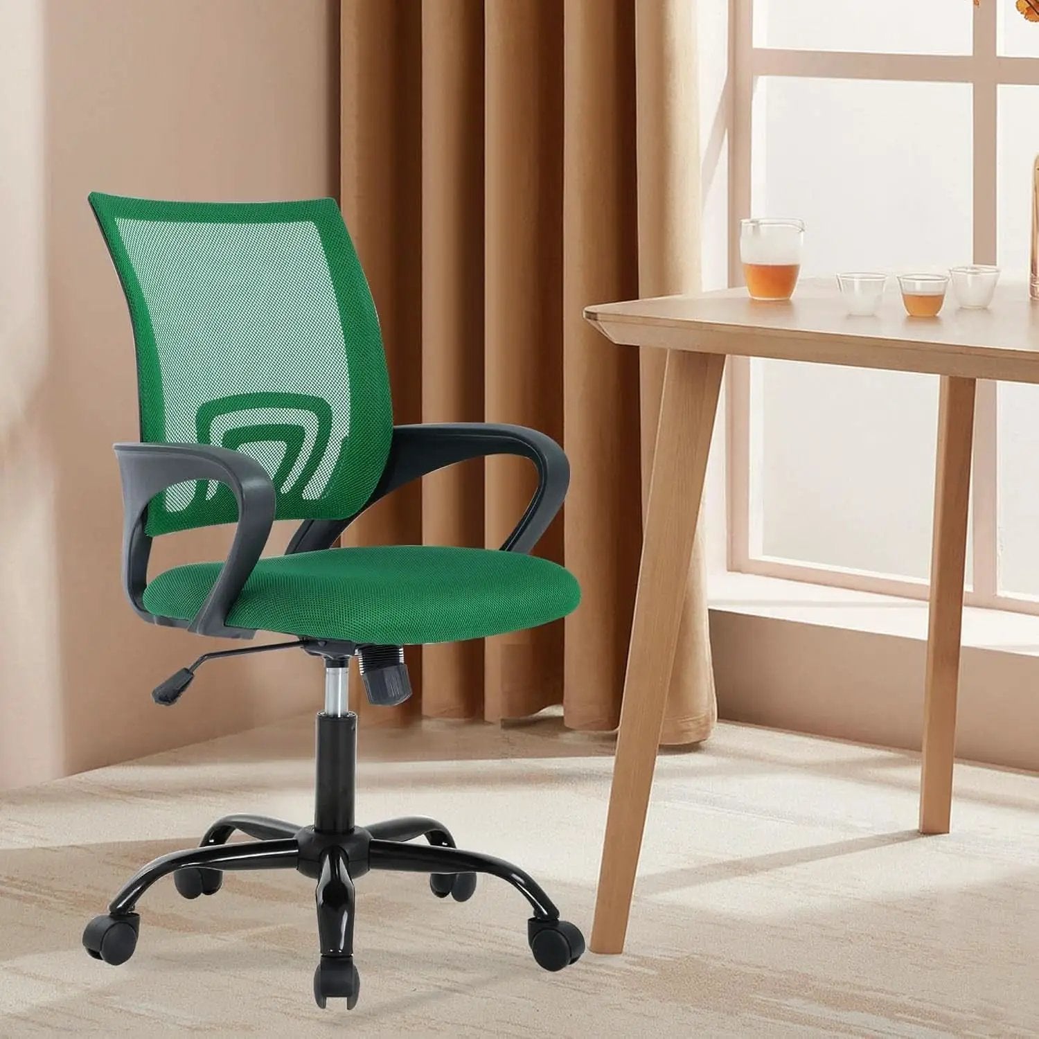 Ergonomic Green Office Chair With Adjustable Lumbar Support from PriceLows™