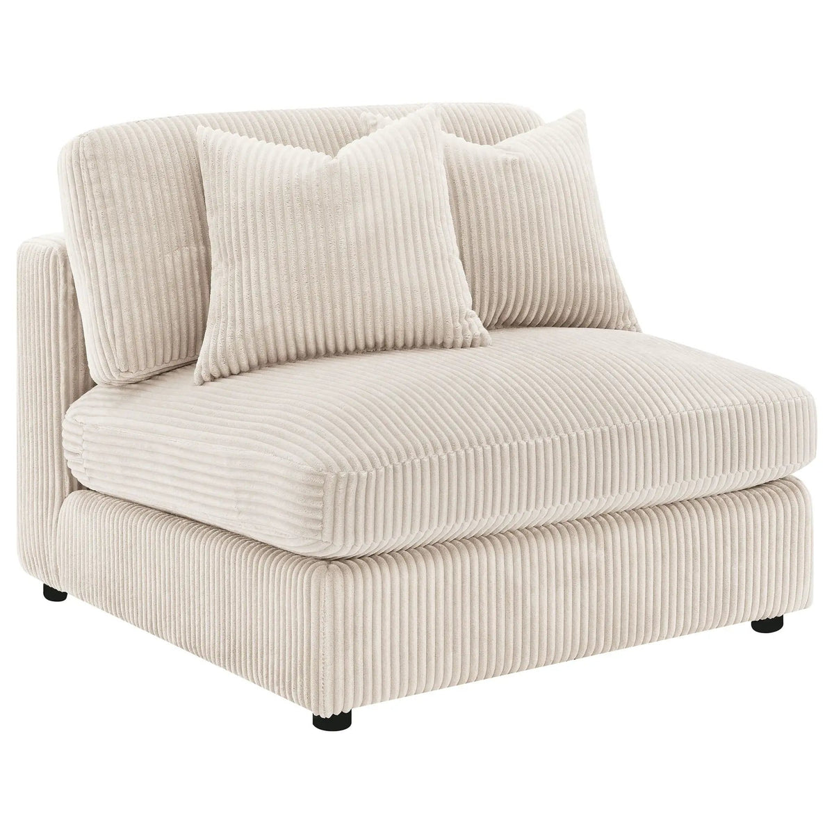 Blaine Upholstered Armless Chair Sand | 41 x 45.5 x 34 in | Home Furniture | Home