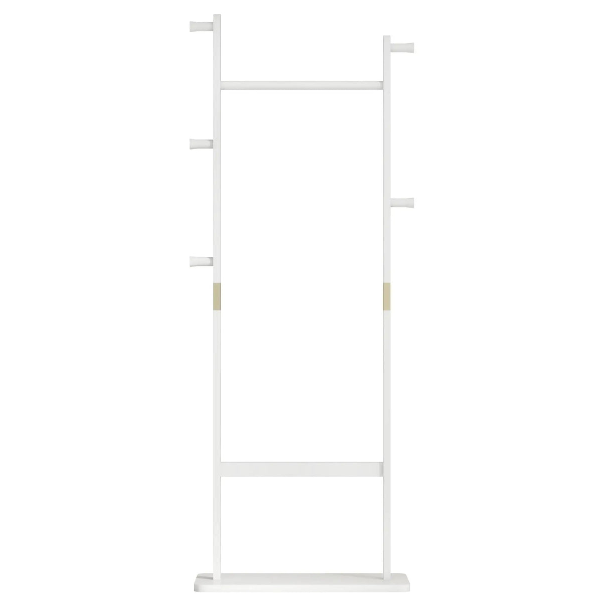 Solid Wood Hat Rack | Freestanding Coat Rack | Rubber Wood | 71 Inch Height