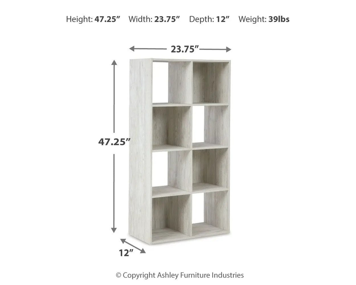 Paxberry Cube Organizer | Whitewashed Eight-Cube Design | Coastal Chic Style | Weatherworn Finish