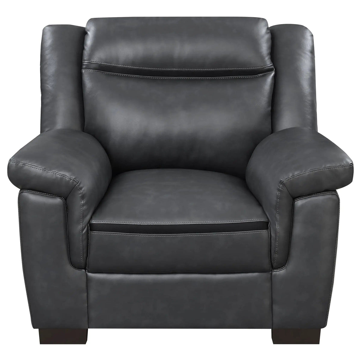 Arabella 3-piece Upholstered Padded Arm Sofa Set | 3-Piece Set | Living Room Furniture | Grey