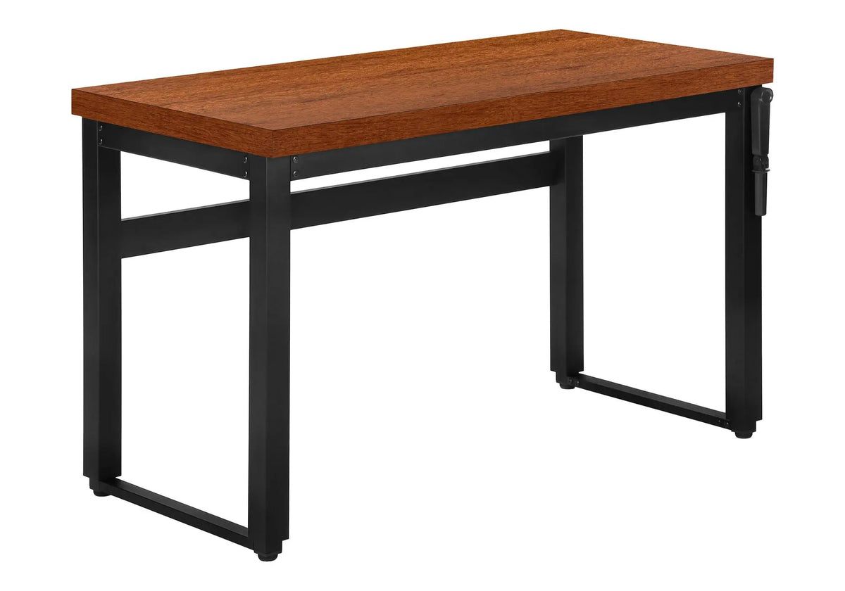 Adjustable Standing Computer Desk | 47.25 Inch Width | Thick Panel Tabletop | Contemporary Design