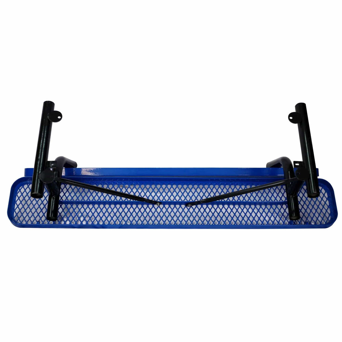 6' Outdoor Steel Bench With Backrest | 5 Pieces | Steel | Outdoor Living