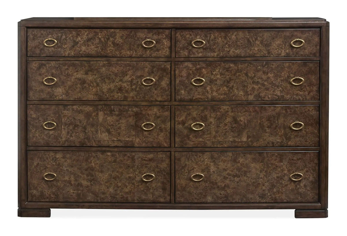 Rowan Drawer Dresser | 2 Pieces | Brass | Bedroom