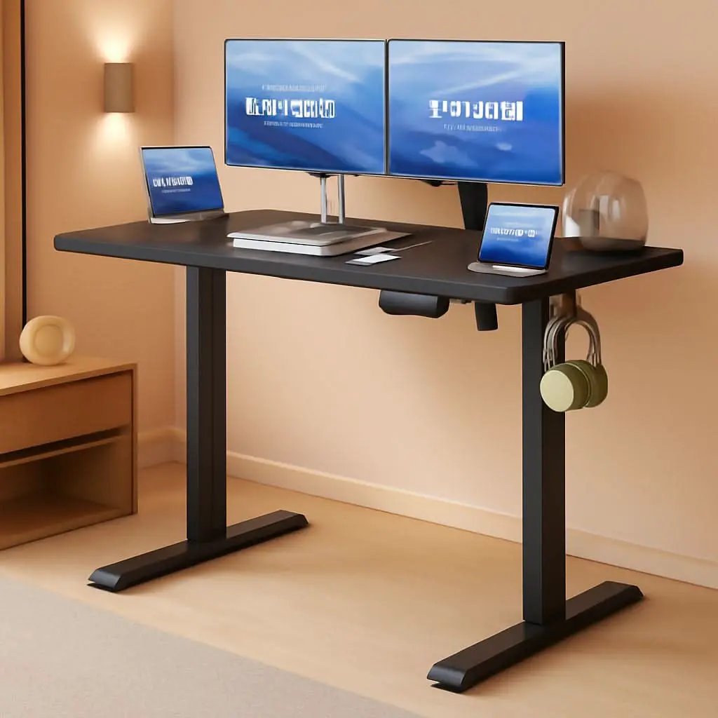 Electric Adjustable Standing Desk 48x24 With Memory Presets from PriceLows™
