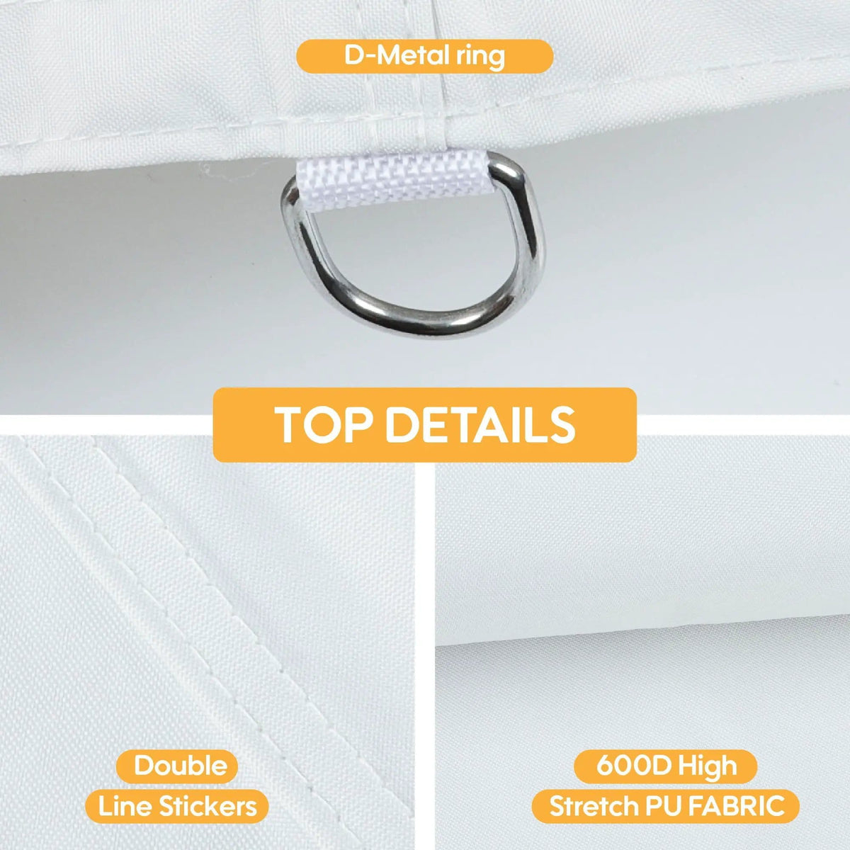 Canopy Replacement Top With 4 Pack W8 Bags, Pop Up Tent Cover Only, Frame Not | Umbrella & Canopy | Fabric | Home