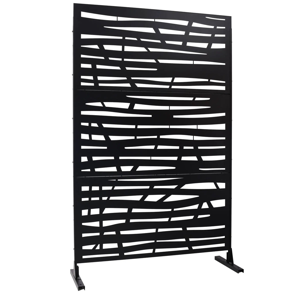 Metal Privacy Screen | Heavy Duty Room Divider | Indoor Outdoor Use
