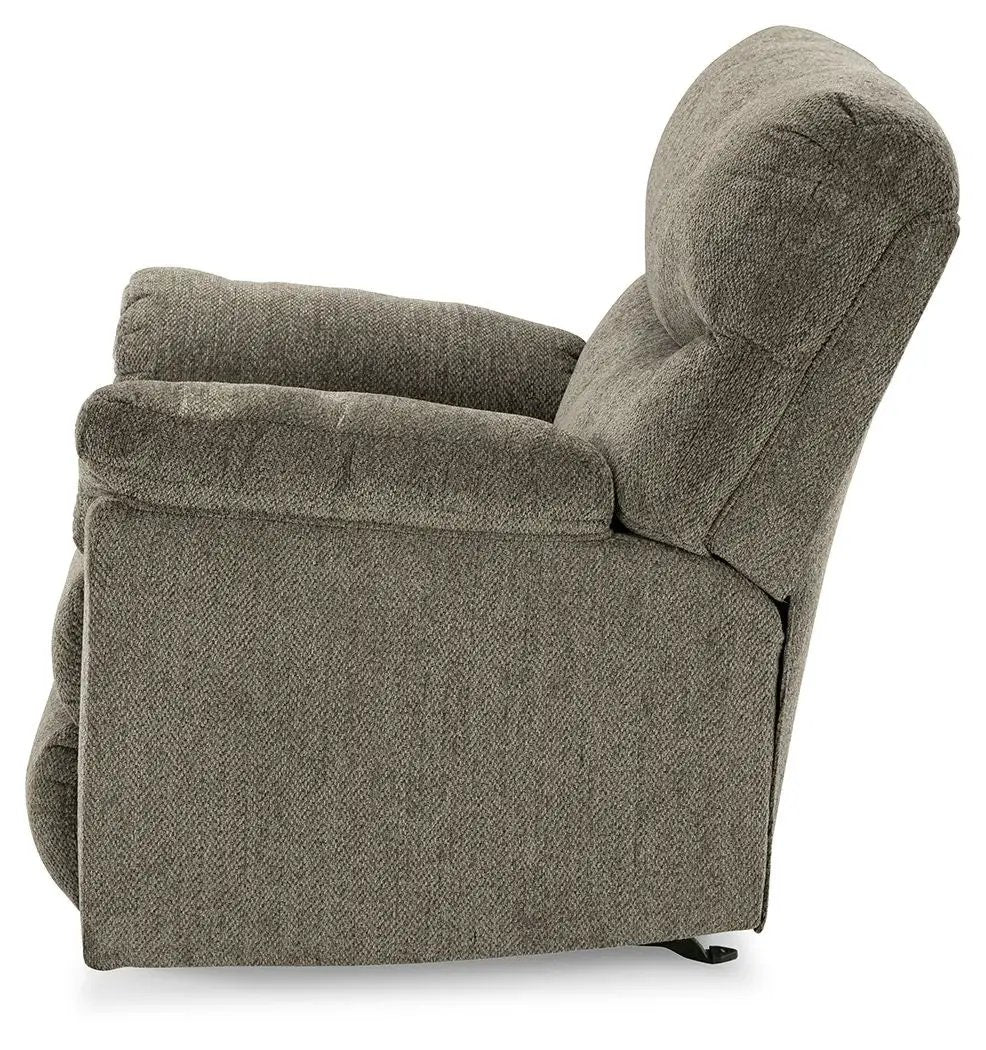 Alphons Rocker Recliner | Pull-Tab Reclining | Neutral Upholstery | Universal Appeal
