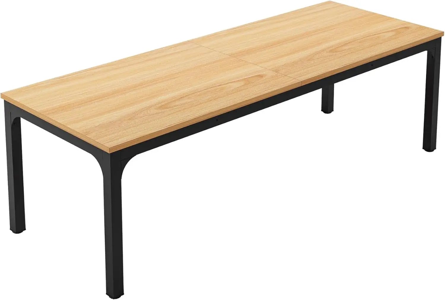 78 Inch Rustic Wood Dining Table For 6-8 People Rectangular from PriceLows™