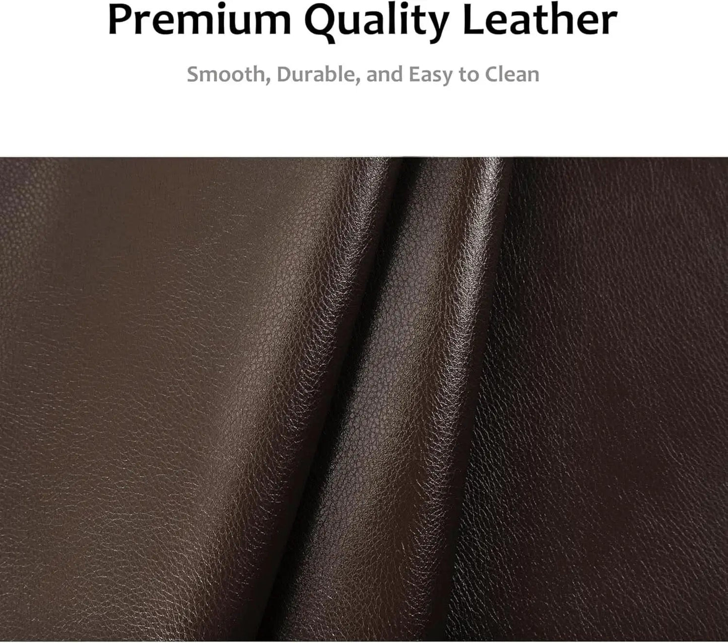 Leather Recliner Chair Brown Medium With Cup Holders And 150 Degree Recline from PriceLows™