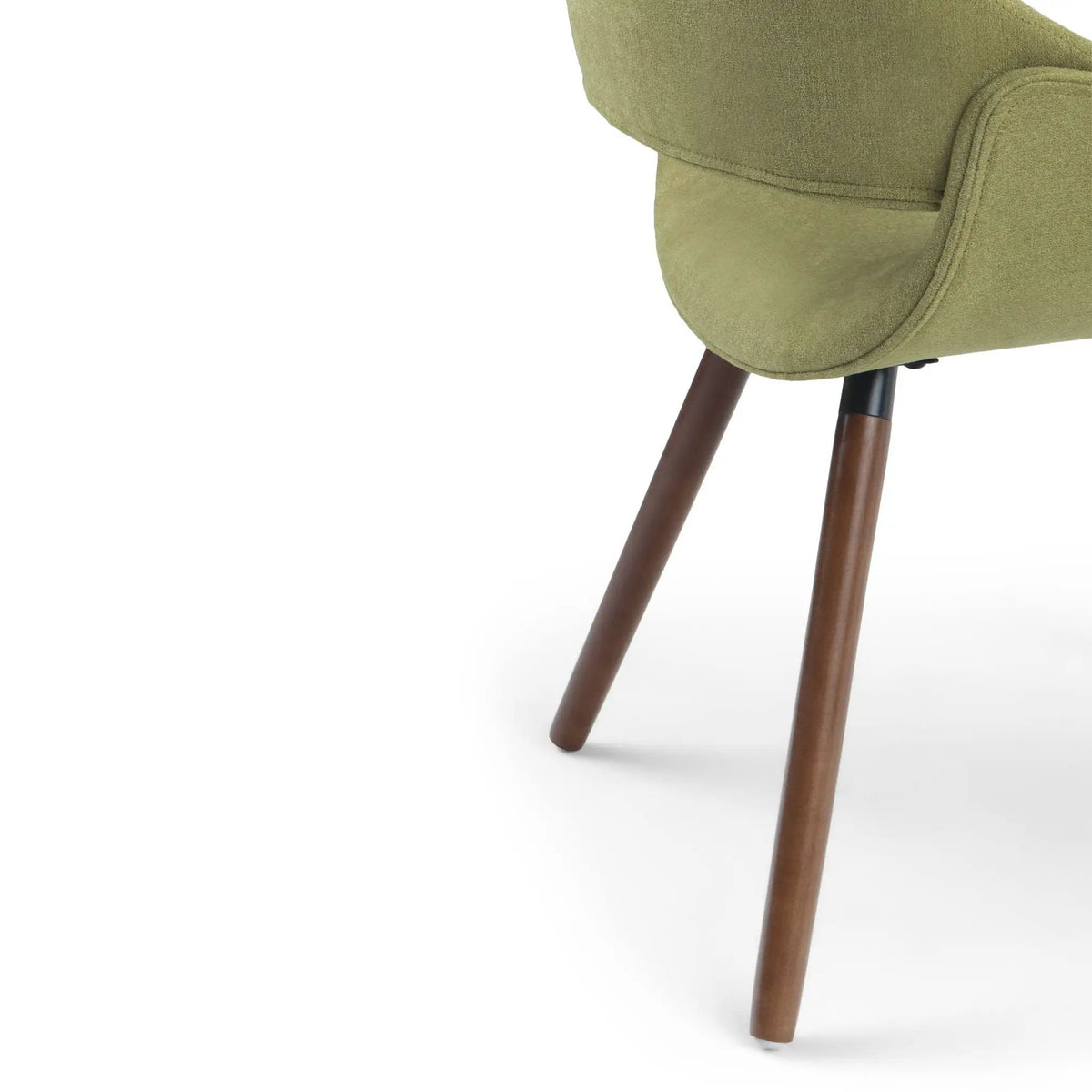 Malden Upholstered Bentwood Dining Chair | Mid Century Modern | Solid And Engineered Wood | High Density Foam