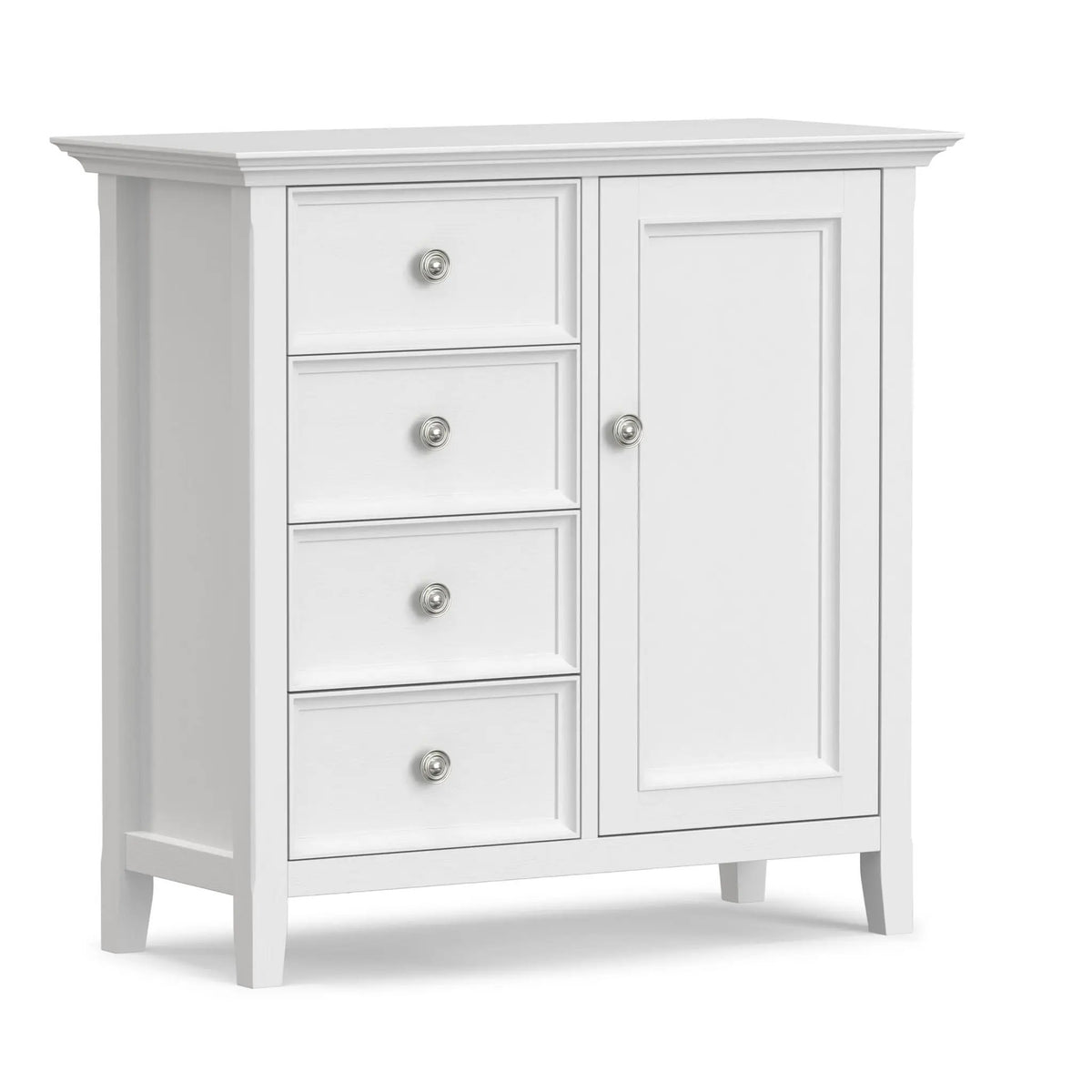 Amherst Storage Cabinet | Medium Handcrafted Solid Wood | NC Lacquer Finish | Multipurpose Storage