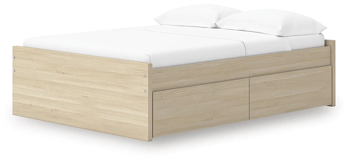 Platform Bed | Four Storage Drawers | Clean Minimal Design