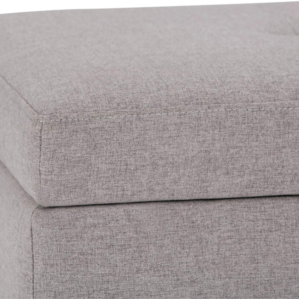 Oregon Contemporary Storage Ottoman Bench | Serving Tray | Lift Open Lid | Child Safety Hinge