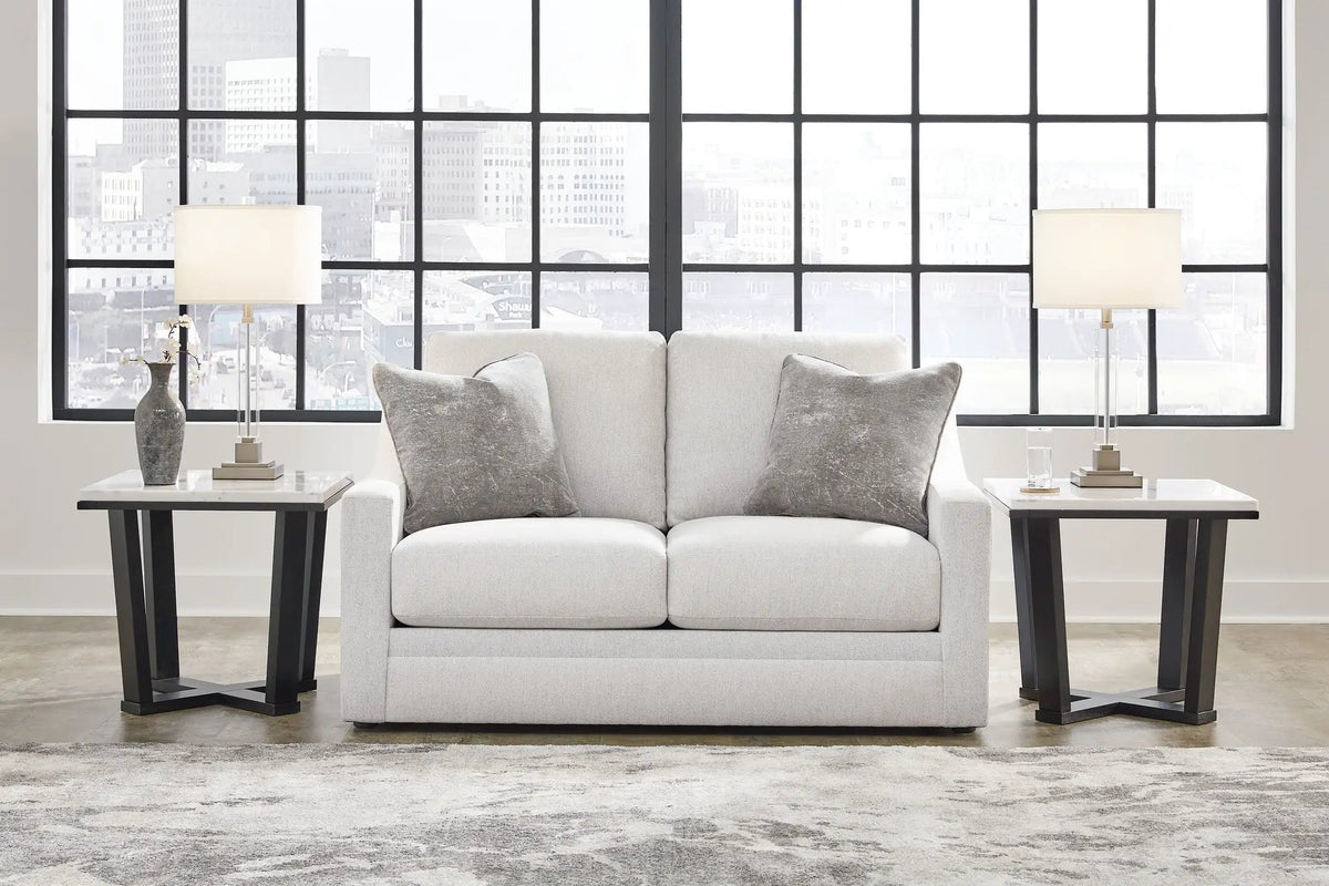Maitelynn Loveseat | 62 x 40 x 37 in | Living Room Furniture | Chalk
