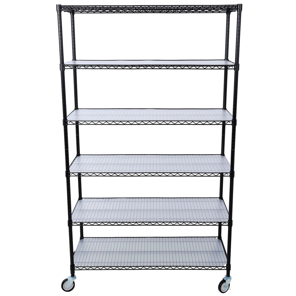6 Tier Wire Shelving Unit | 6000 Lb Capacity | NSF Metal Rack | Adjustable Shelves