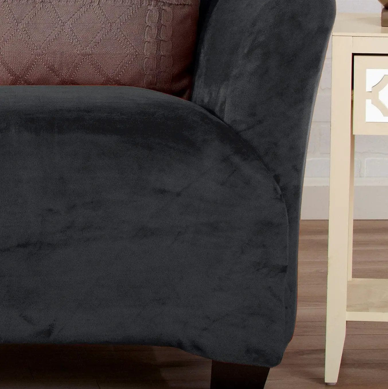 Velvet Stretch Slipcover - Gale Collection from PriceLows™