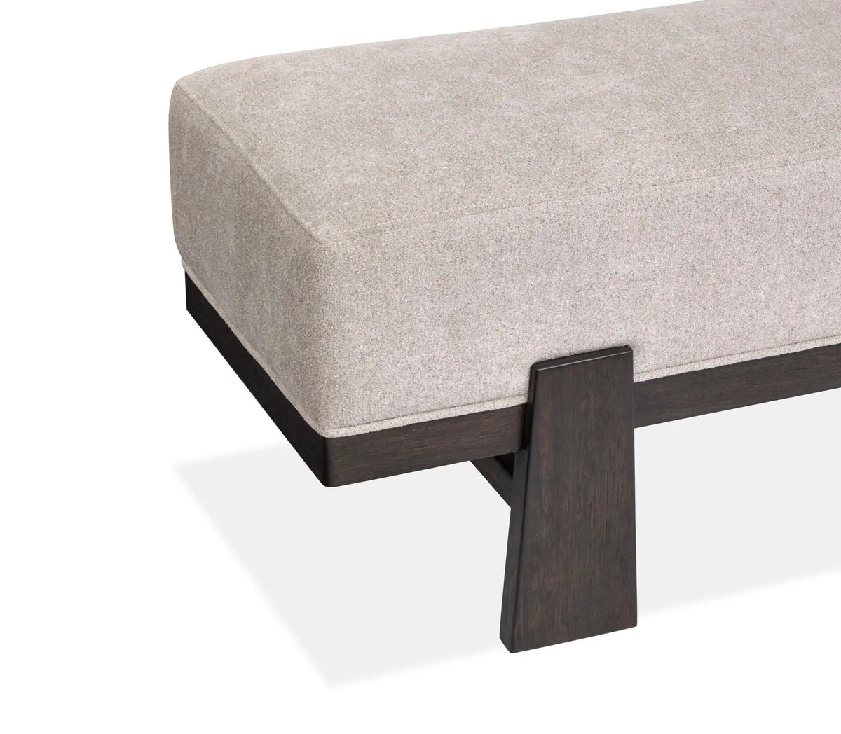 Tauren Bench | 16.5 x 64 x 19 in | Oak Veneer | Coffee Bean