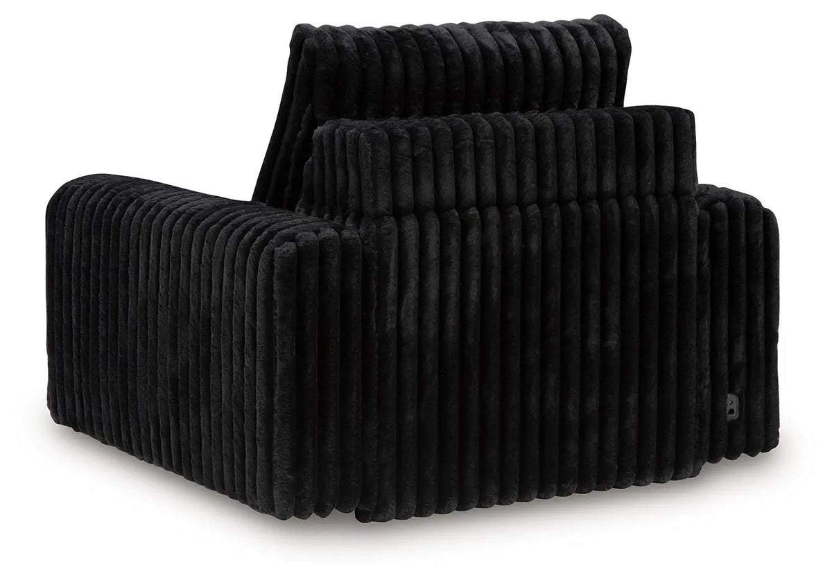 HamlinBay Power Gliding Chaise | Loose Back Cushion | Large Shaped Arms | Power Glide Function