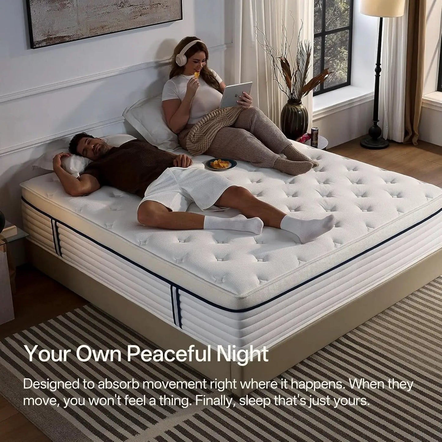Full Size Memory Foam Hybrid Mattress SerenitySupport from PriceLows™