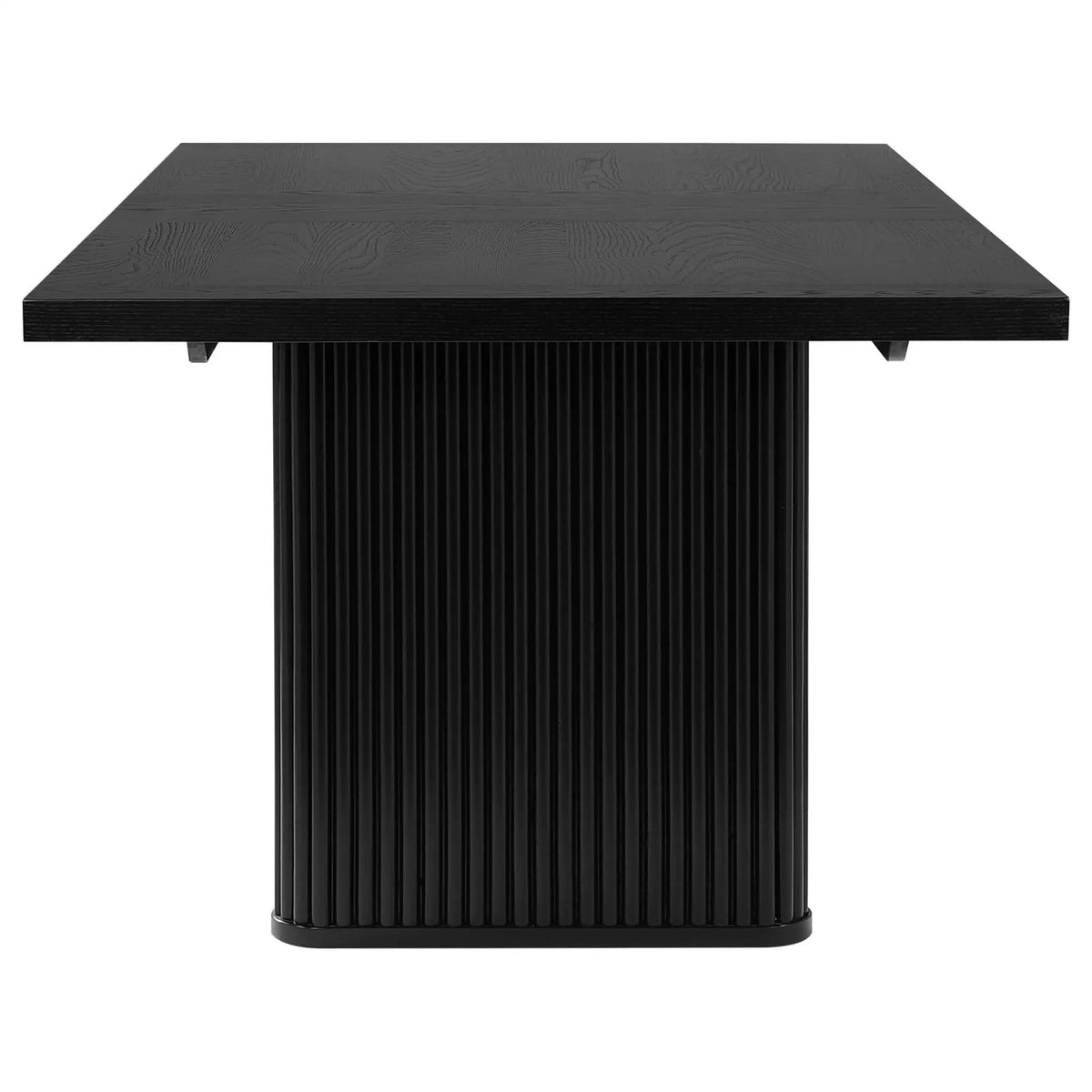 Catherine 7-piece Rectangular Dining Table Set | 7-Piece Set | Oak Veneer | Black