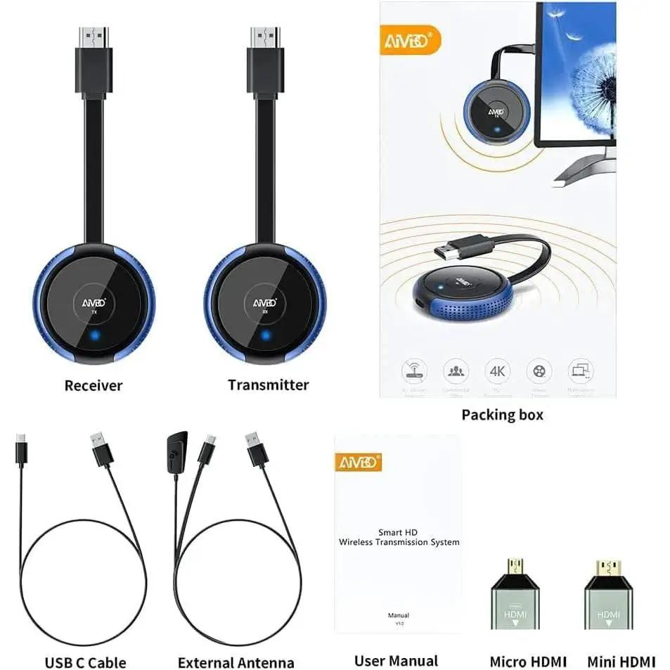 4K Wireless HDMI Transmitter Receiver Kit For TV And PC from PriceLows™
