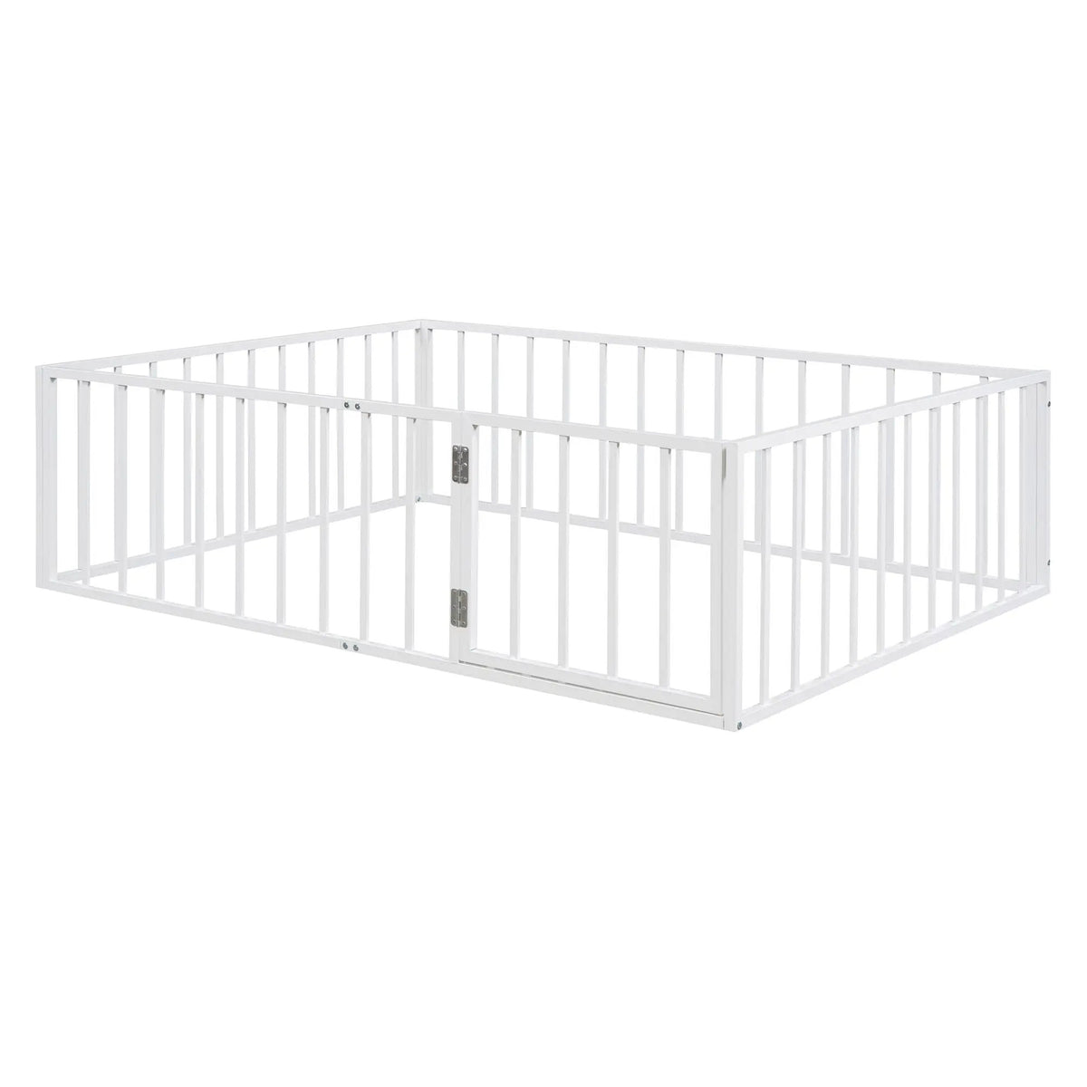 Metal Floor Bed Frame | Raised Fence Gate | Low Platform Design
