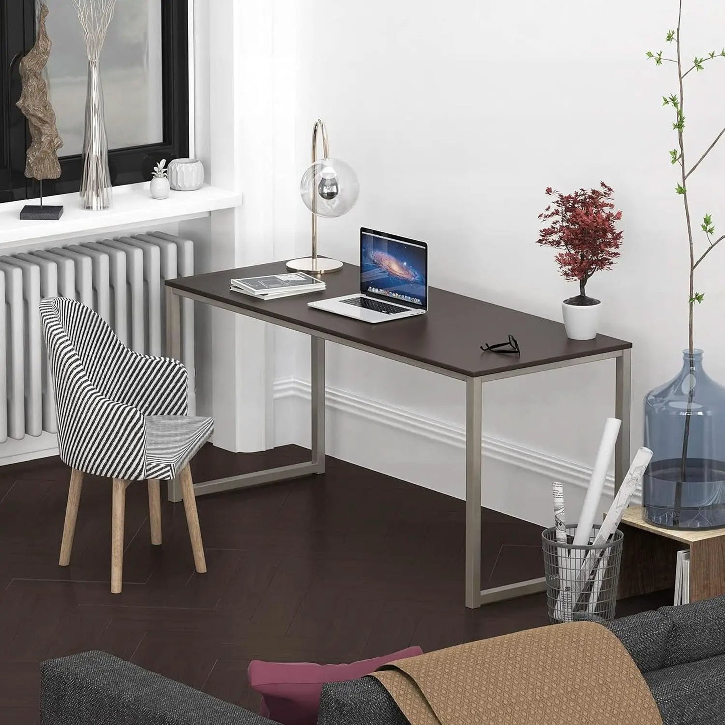 55-Inch Espresso Computer Desk For Office 24-Inch Depth from PriceLows™