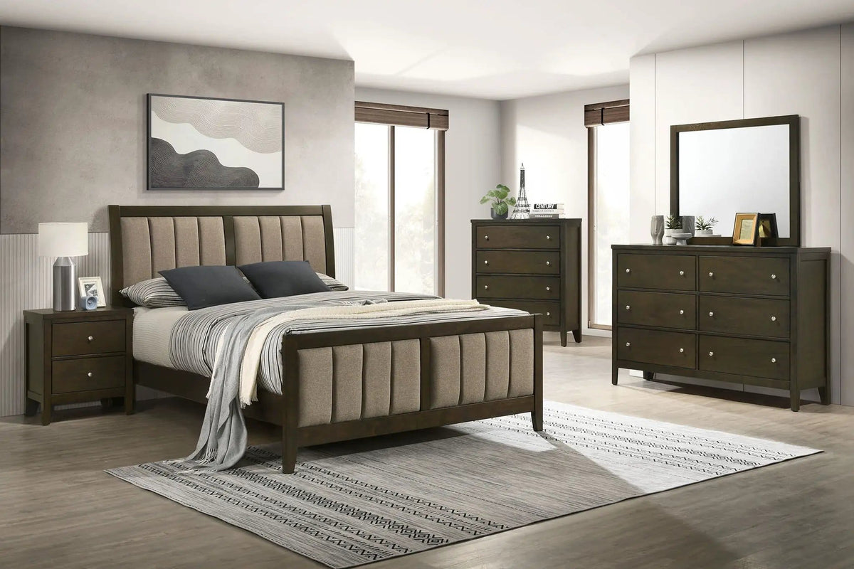 Wilkes 5-piece Full Bedroom Set Dark Cocoa | 5-Piece Set | Metal | Bedroom