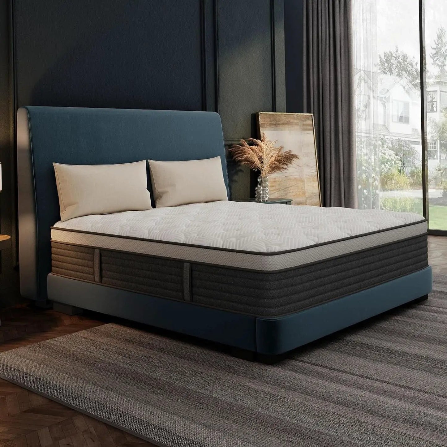 King Size Memory Foam Plus Hybrid Mattress Edge Support from PriceLows™