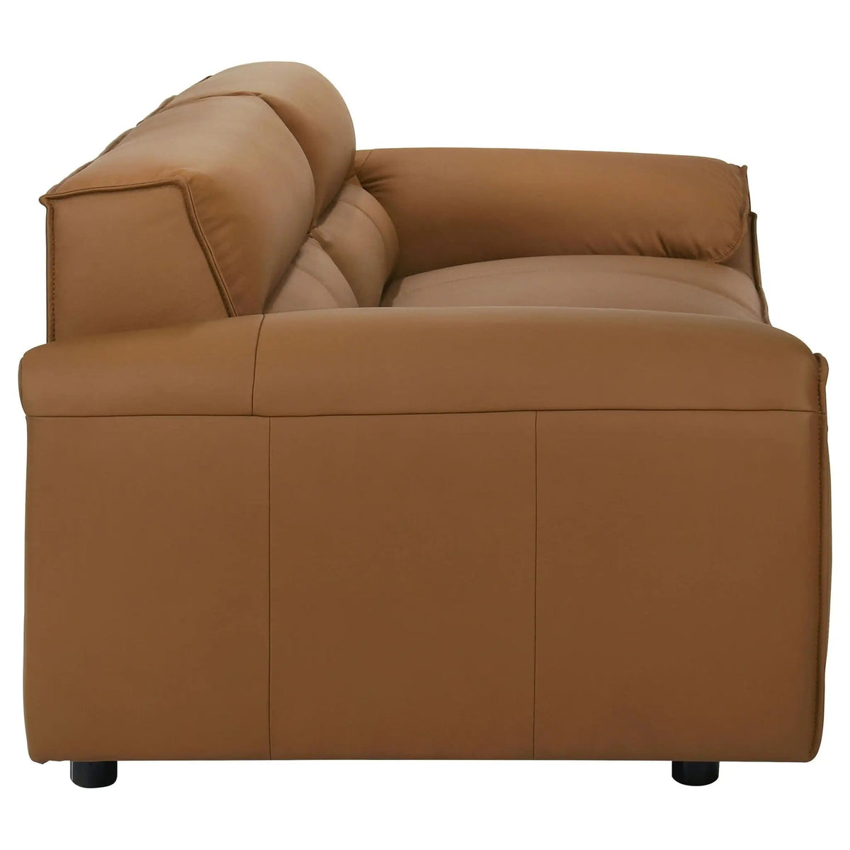 Buxton 2-piece Leather Upholstered Sofa Set | 2-Piece Set | Leather | Orange