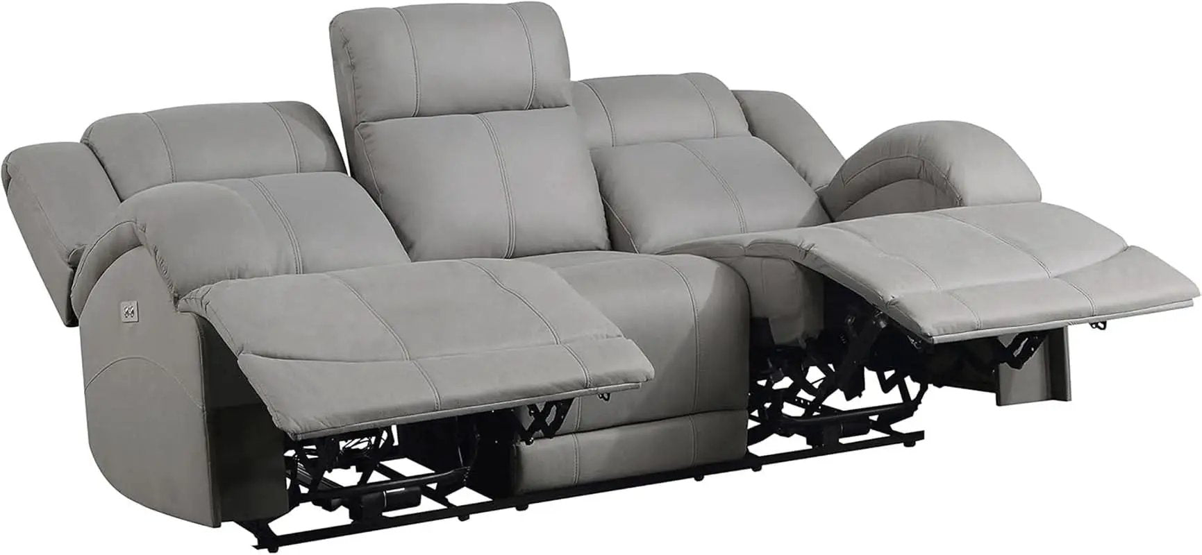 Landwood 3 Piece Power Reclining Living Room Set Gray from PriceLows™