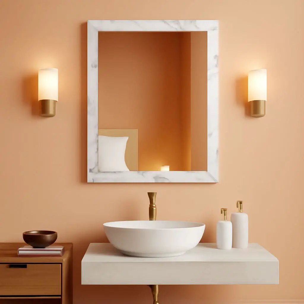 Wall Mirror Frameless 24x32 Bathroom Vanity Decor Accent from PriceLows™
