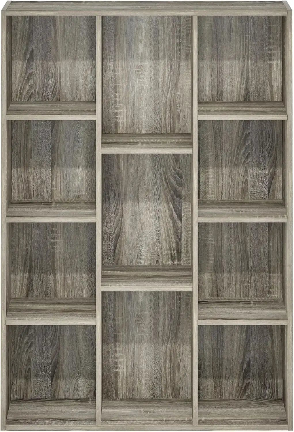 Luder 11-Cube Reversible Open Shelf Bookcase French Oak from PriceLows™
