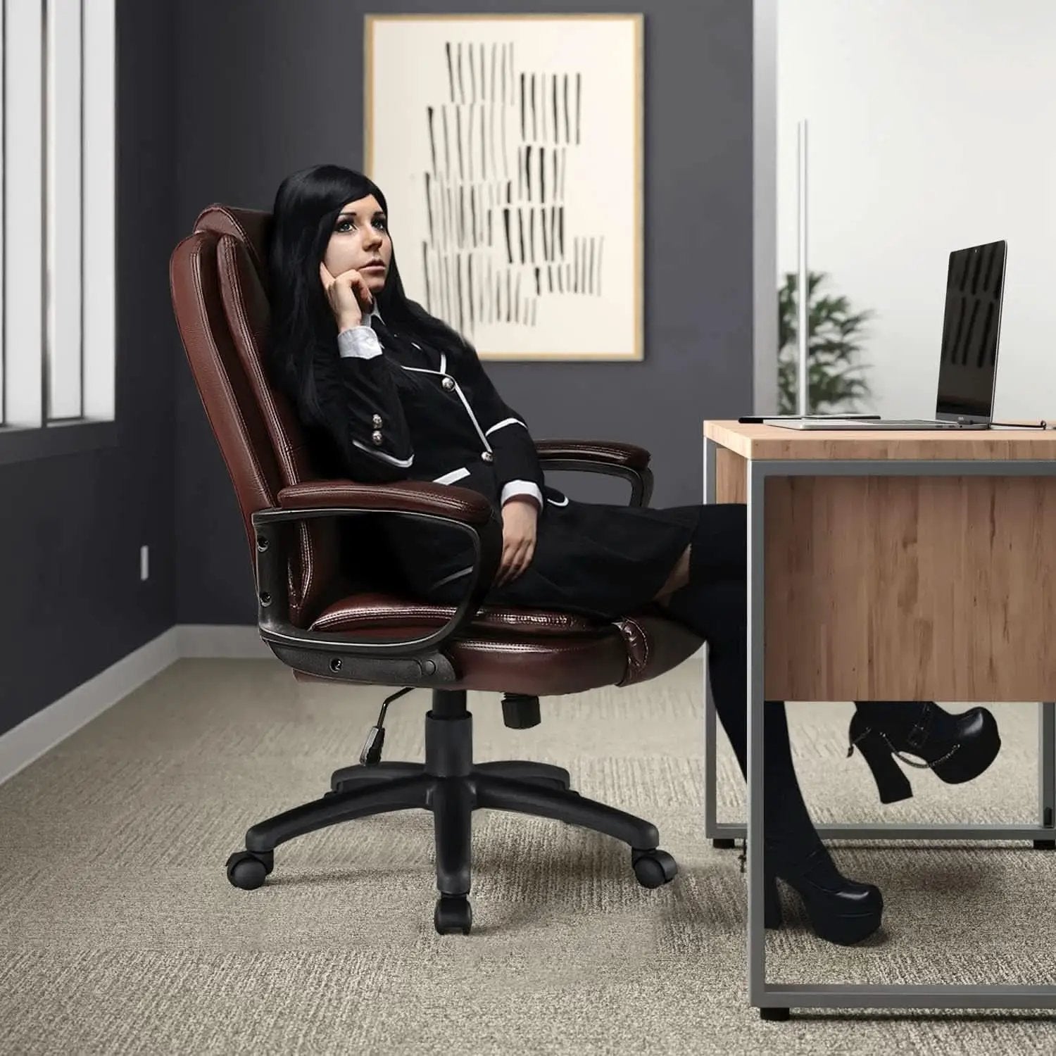 Ergonomic Big and Tall Office Chair Up to 400 Lbs Capacity With High Back from PriceLows™