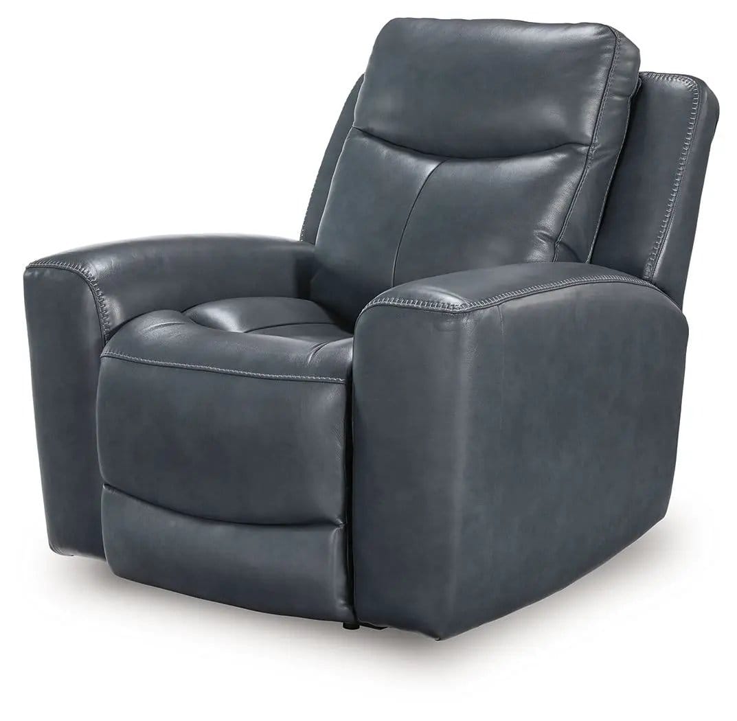 Bexhurst Power Recliner With Adjustable Headrest Reclining Chair | 2 Pieces | Faux Leather | Living Room