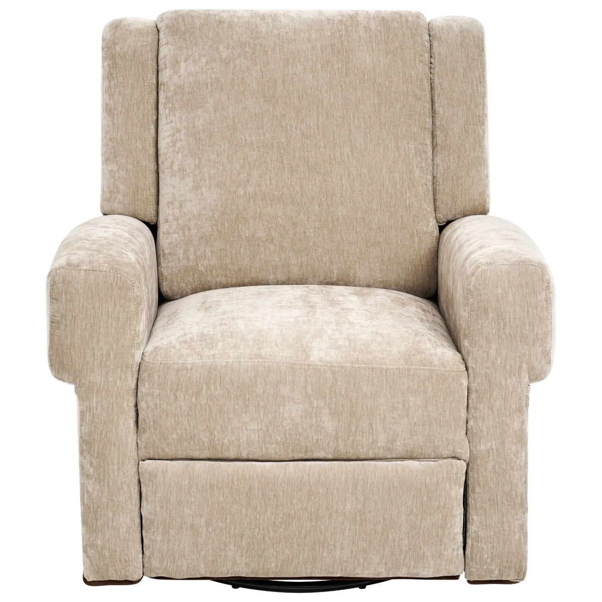 Manual Recliner Chair With Swivel Rocker Function, Dual Recline Angles | 2 Pieces | Iron & Plywood | Living Room