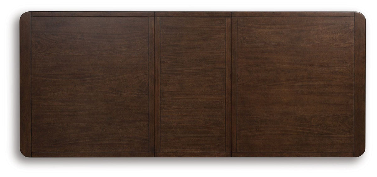 Dilenno Rectangular Dining Room Extension Table | 46.13 x 108 x 29.75 in | Mango Wood & Mdf | Dark Brown