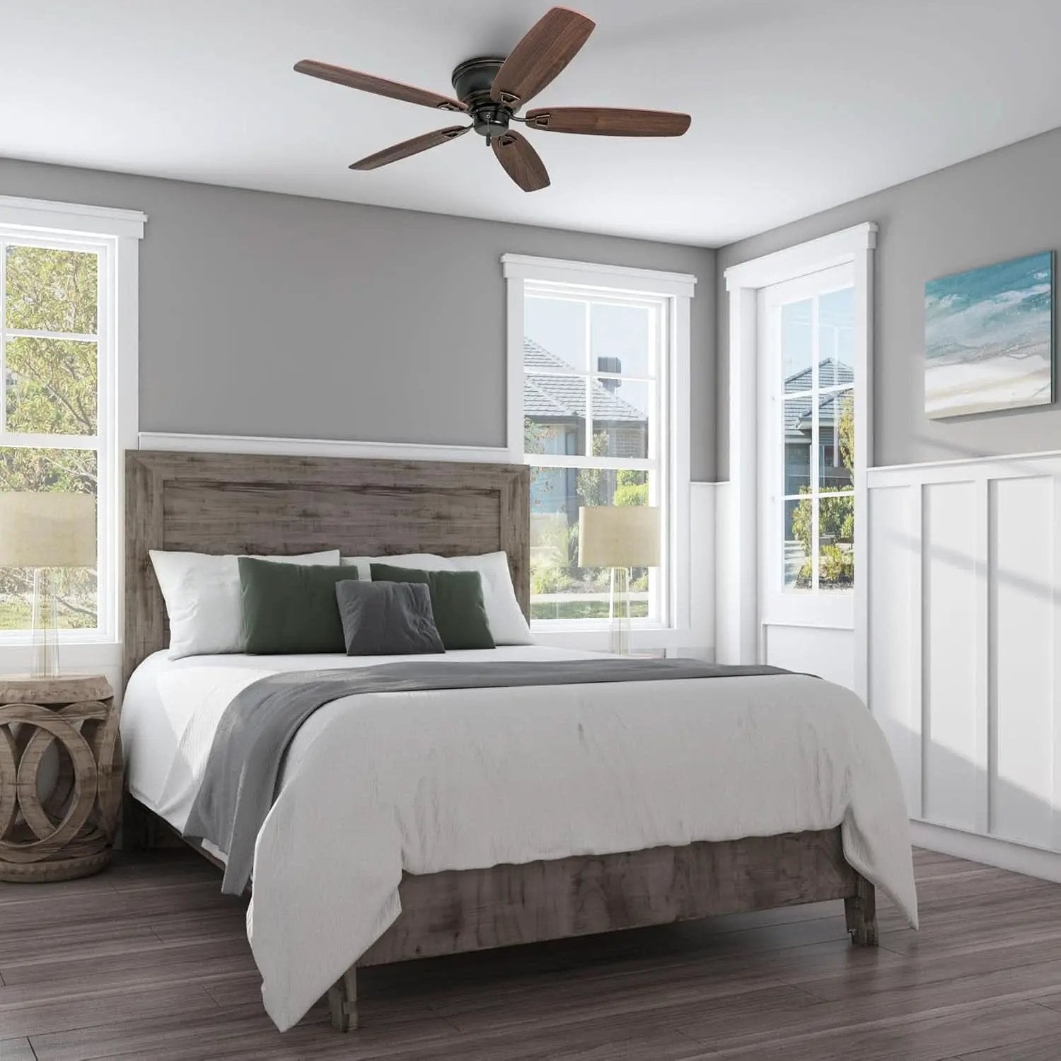 Oil Rubbed Bronze 52 Inch Ceiling Fan Reversible Motor from PriceLows™
