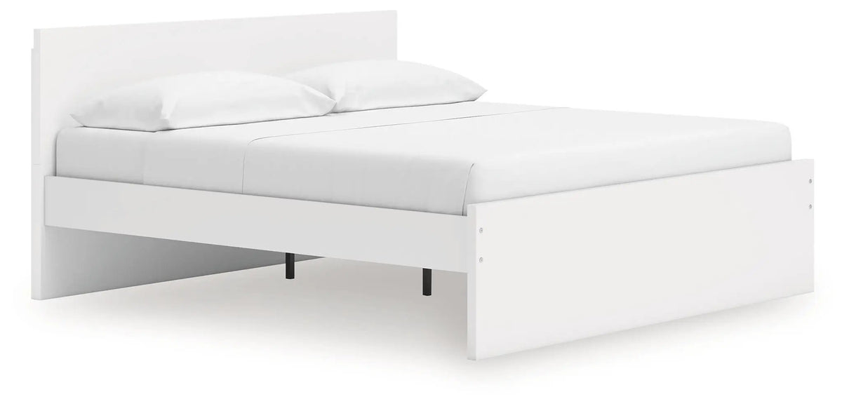 Onita Panel Platform Bed | Minimal Design | Ultra-Clean Lines | Easy-Elegant Solid Finish