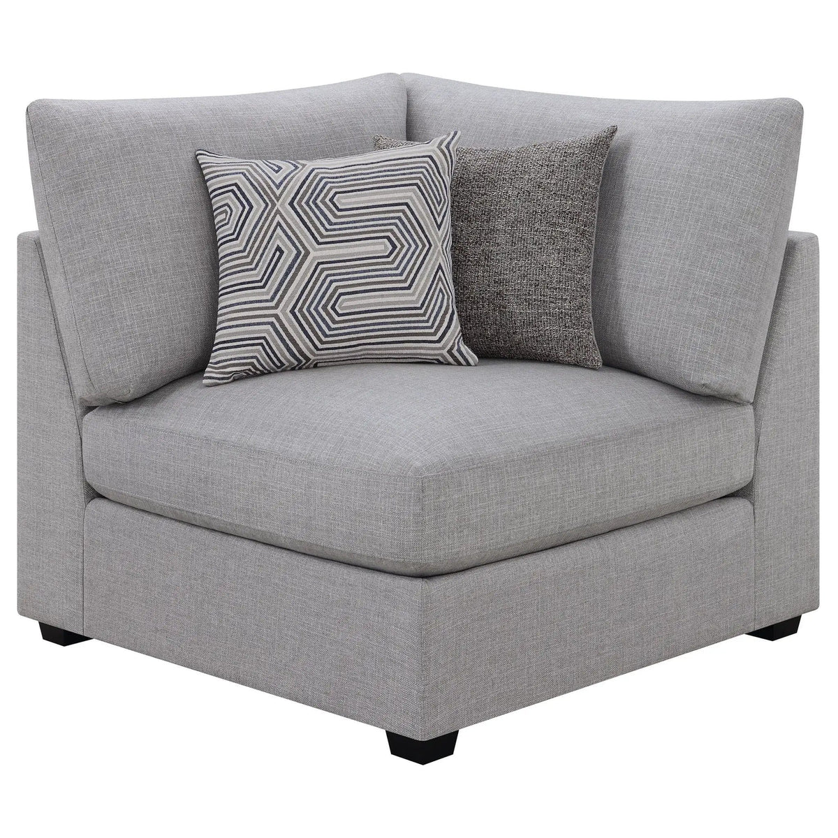 Cambria 5-piece Upholstered Modular Sectional Sofa | 5-Piece Set | Fabric | Grey