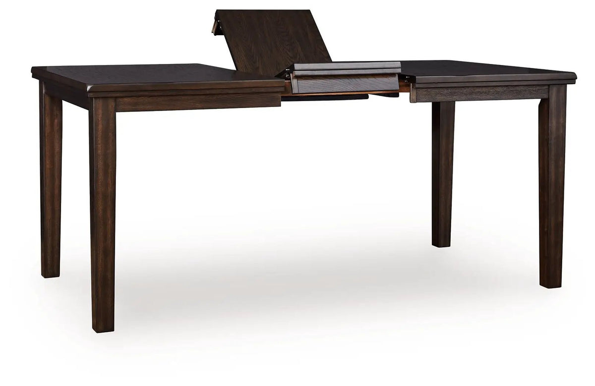 Haddigan Extension Dining Table | Counter Height | 78 Inch Width | Vintage-Inspired Finish