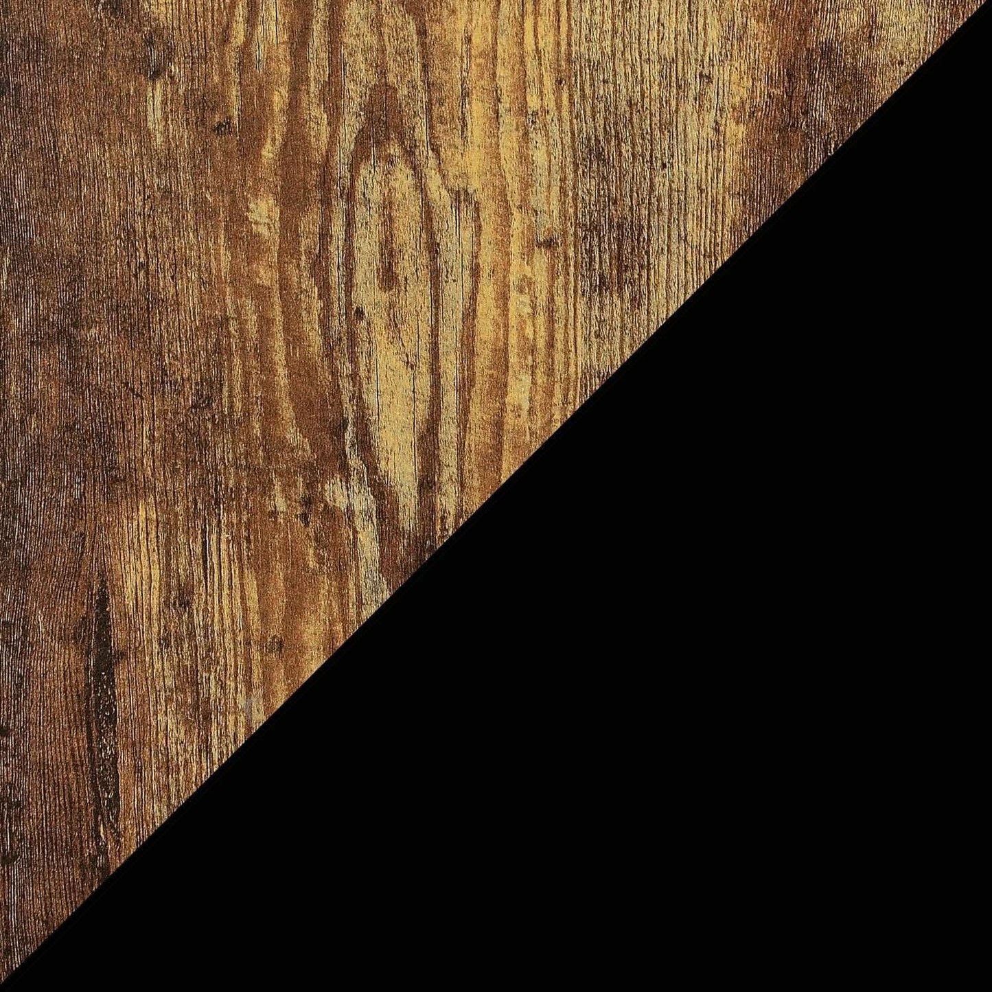 Barnwood Black Student Desk With Shelves 47 Inch No Tools from PriceLows™