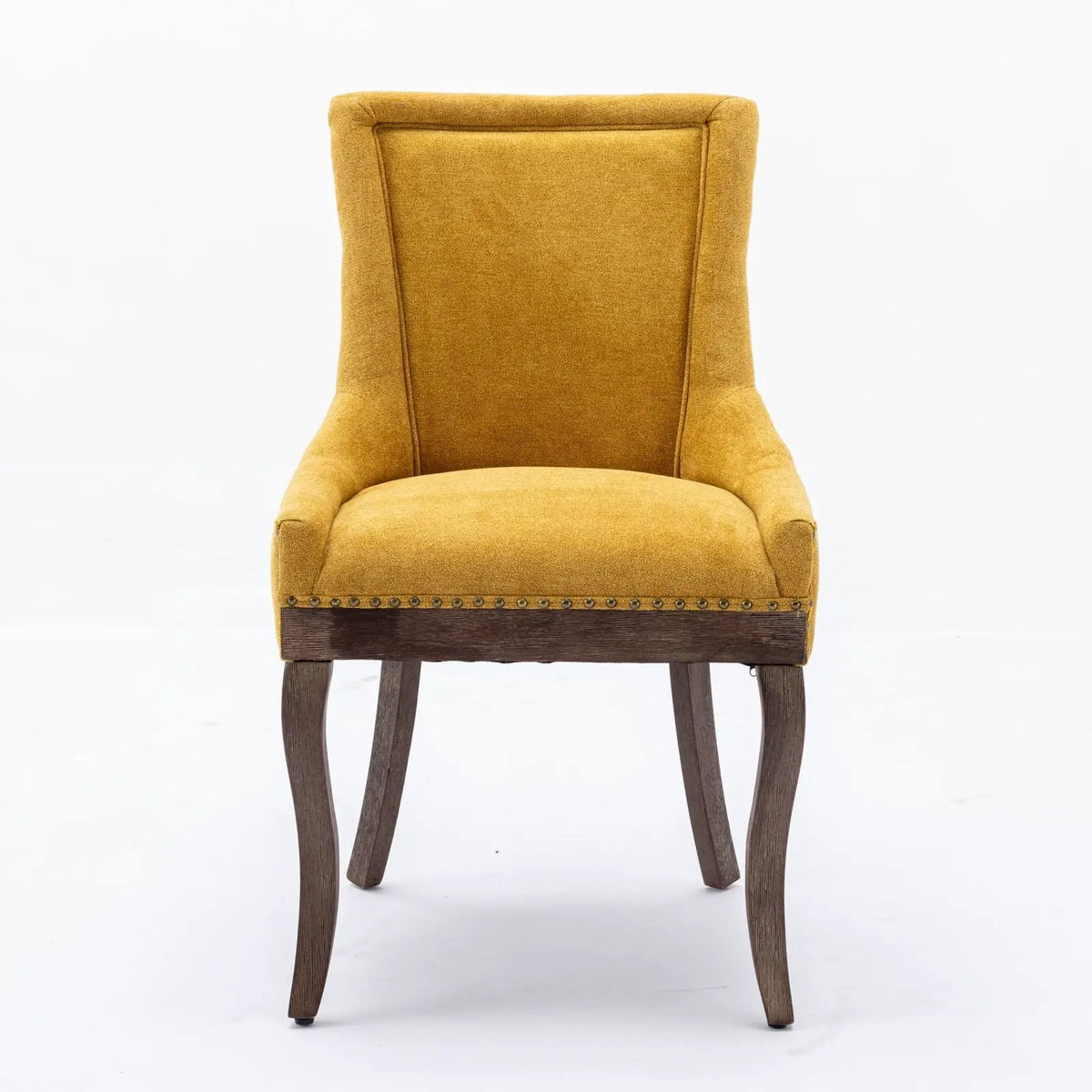 Ultra Side Dining Chairs | Set Of 2 | Luxurious Fabric | Mid-Century Modern Look