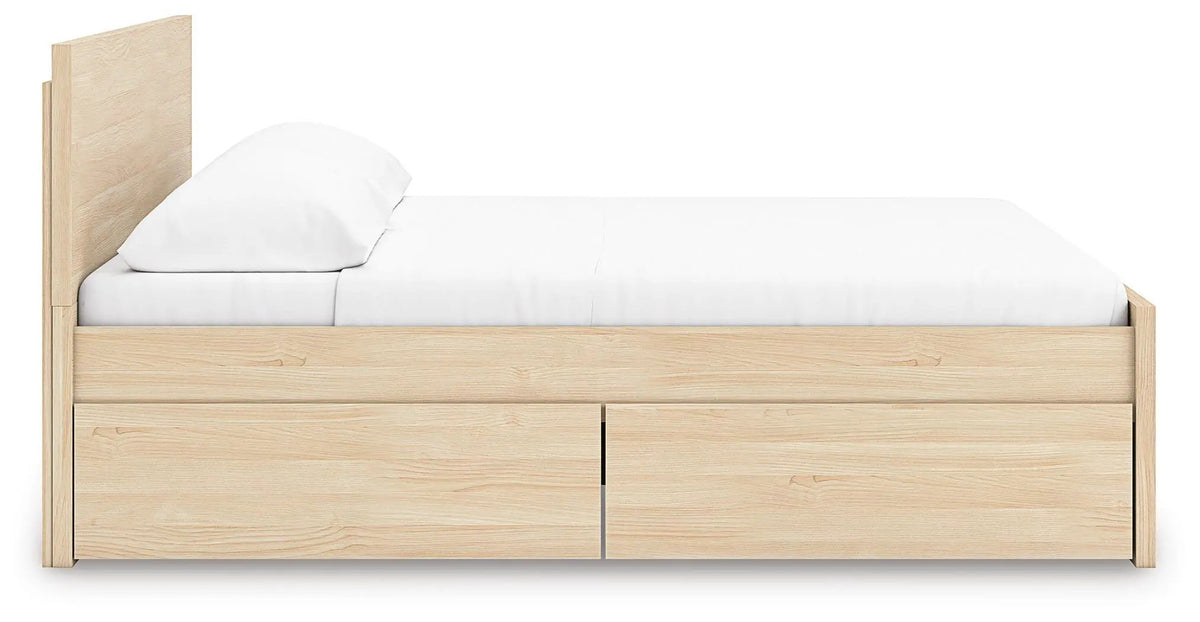Onita Panel Platform Bed | Minimal Design | Ultra-Clean Lines | Easy-Elegant Solid Finish